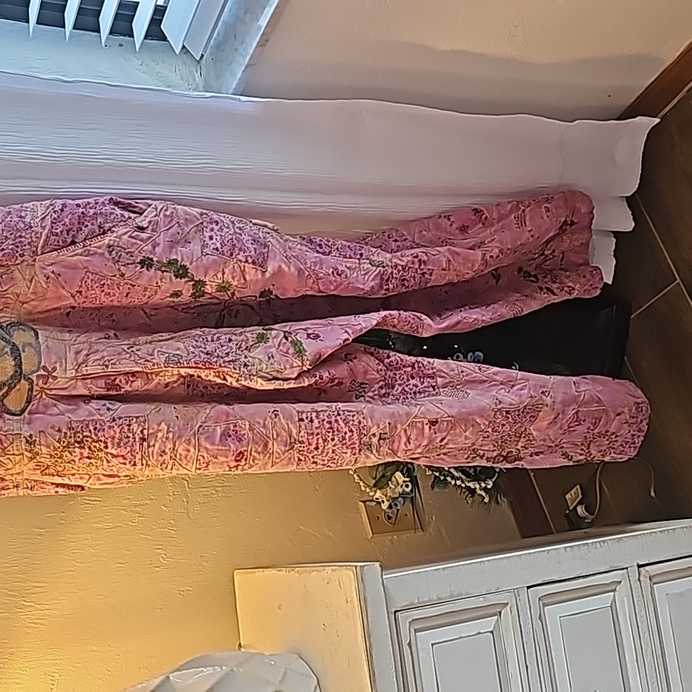 Magnolia Pearl Pink Patchwork Overalls - Picture 5 of 12